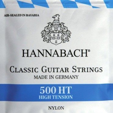 Hannabach cordes de guitare classique série 950 Medium/High Tension Titanyl Jeu de 3 Basses 