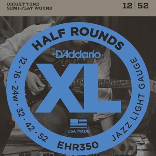 D'Addario Half Rounds EHR350 Tension Jazz Light