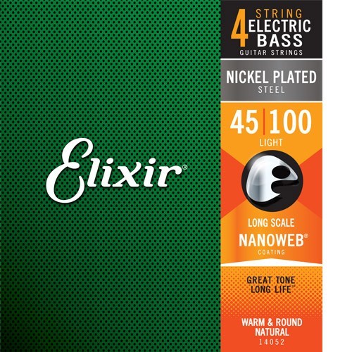 Elixir Electric Bass NanoWeb 14052 light