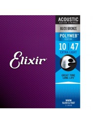 Elixir Acoustic PolyWeb Bronze 11000 extra light