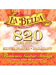 La Bella Elite Flamenco Red Nylon 820 tension normale
