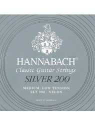 Hannabach Silver 200 set 900MHT medium / low tension lot de 3 cordes graves