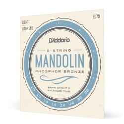 D'Addario EJ73 Mandoline Tension Light