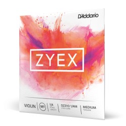 Jeu D'addario Zyex Violon 1/4 Medium