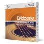 D'Addario EJ15-3D Tension Extra Light – 3 Jeux