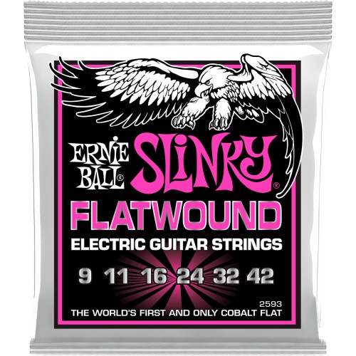 Ernie Ball Super Slinky Flatwound 2593 Super light Ernie Ball Super Slinky Flatwound 2593 Super light