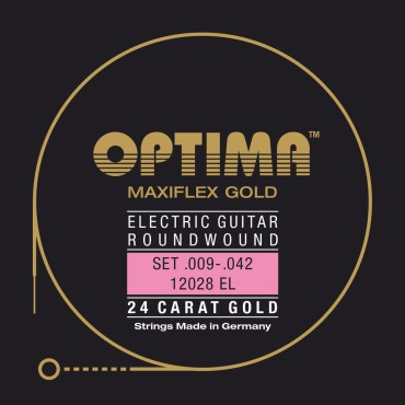 Optima Corde guitare électrique Gold Strings 12028EL