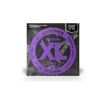 D'Addario ECG24PL tension Jazz light