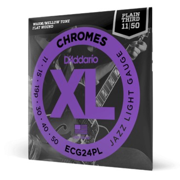 D'Addario ECG24PL tension Jazz light