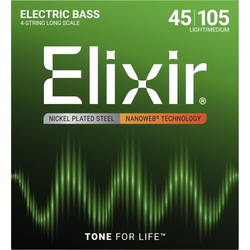 Elixir Electric Bass NanoWeb 14077 medium