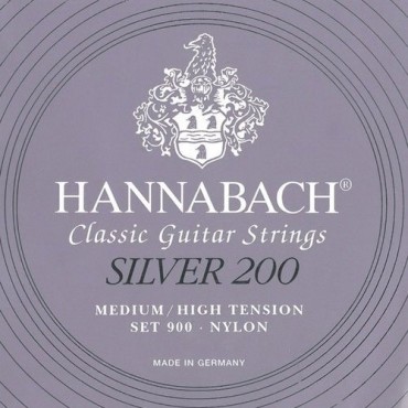 3er Diskant Hannabach Cordes pour guitare classique série 815 High Tension Silver Special 