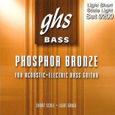 GHS basse acoustique short scale set 9200 light
