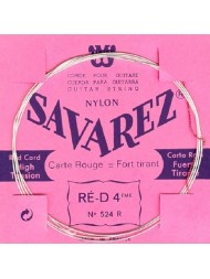 Savarez Carte Rouge RE-4ème 524R tension forte - Pack 5