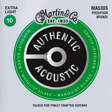 touché light Martin & Co Lot de 2 sets de cordes pour guitare acoustique M-140 bronze calibre 12-54 