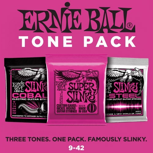 Ernie Ball Tone Pack 3 jeux différents 3333 super slinky