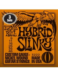 Ernie Ball Slinky pack 3 jeux 3222 Hybride